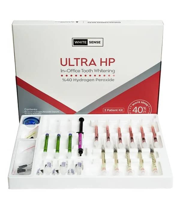 کیت بلیچینگ سه بیمار آفیس 40درصد whitesense  Ultra HP